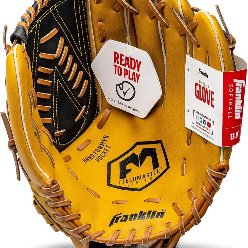 Franklin Sports Field Master Baseball + Softball Guante