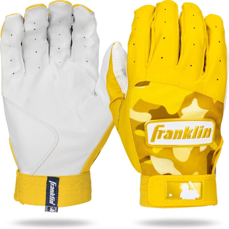 Guantes de bateo juveniles Franklin Sports MLB - Digitek Camo Béisbol + Sóftbol