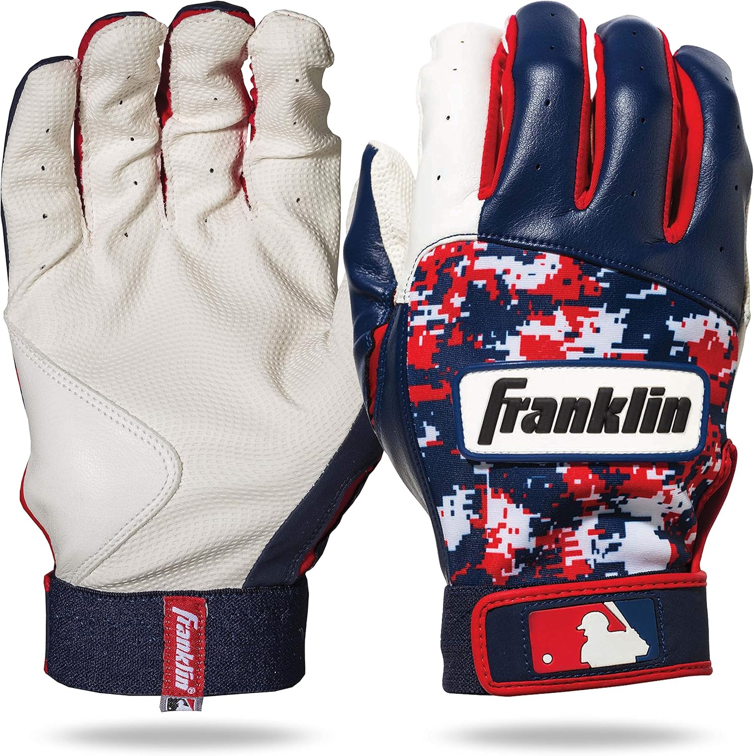Franklin Sports MLB Guantes de bateo - Guantes Digitek Camo
